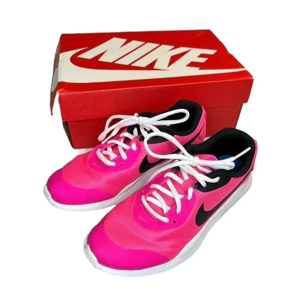 Nike air max hyper pink sneakers youth 6 active wear running workout sports
